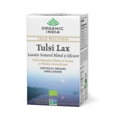 Ceai Tulsi Lax (Busuioc Sfant) | Laxativ Natural Bland si Eficient, eco, 32.4 gr, Organic India