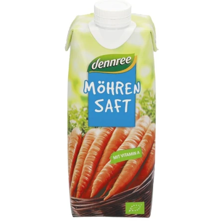 Suc de morcovi bio 500ml Dennree