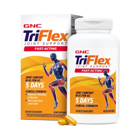 TriFlex Fast-Acting Formula pentru sanatatea articulatiilor, 240 tablete, GNC