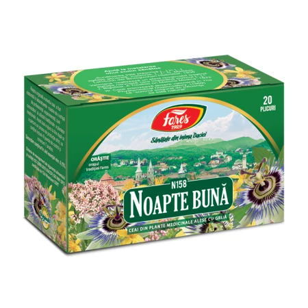 Ceai Noapte buna, 20 plicuri, Fares