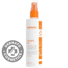 Lapte protectie solara pentru copii SPF50+ Sunlight, 200ml, Ivatherm