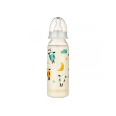 Biberon PP cu inel fosforescent Noapte Buna 47011, 240ml, Baby Nova