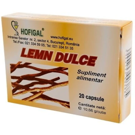 Lemn Dulce, 20capsule, Hofigal