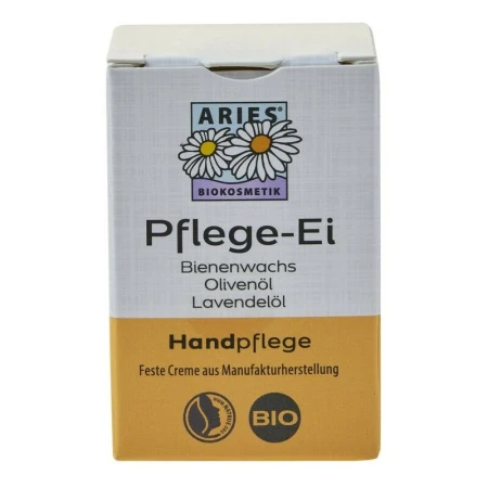 Crema solida pentru maini cu ceara de albine, ulei de masline si lavanda ecologica 50g Aries