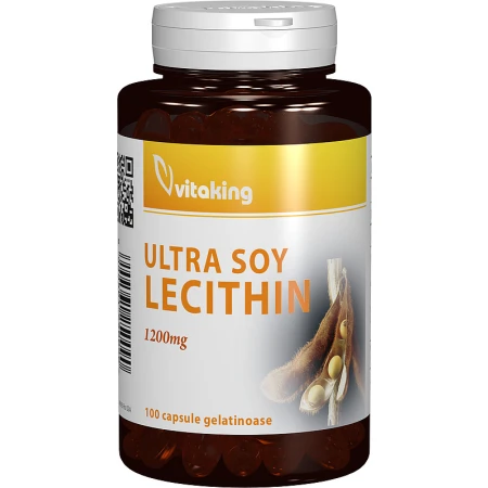 Lecitina Forte 1200mg, 100 capsule, Vitaking