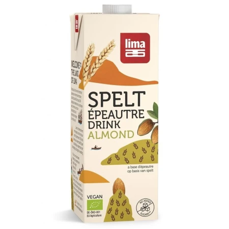 Bautura vegetala de spelta cu migdale bio 1L