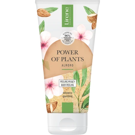 Peeling corporal hranitor cu extract de migdale Power of Plants, 175ml, Lirene