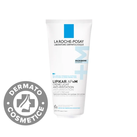 Balsam cu absorbtie rapida si tripla actiune impotriva puseurilor de uscaciune a pielii Lipikar Light AP+M, 200ml, La Roche Posay