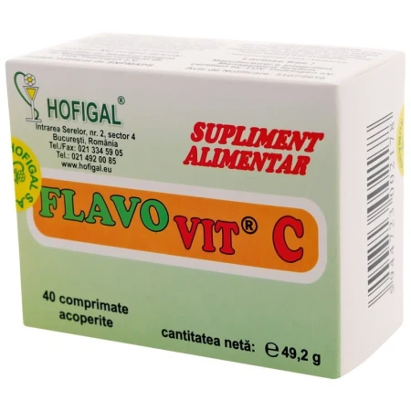 FlavoVit C, 500 miligrame, 40 comprimate, Hofigal