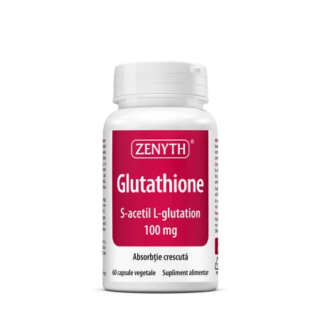 Glutathione 100mg, 60 capsule vegetale, Zenyth