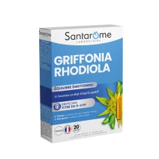 Griffonia Rhodiola, 20 fiole, Santarome