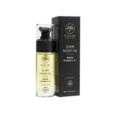 Ulei organic antirid pentru fata Elixir Night Oil, 30ml, Eolia