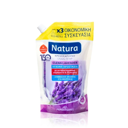 Sapun lichid Lavanda refill. 750ml, Natura