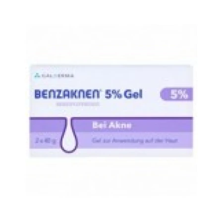 Set Geluri pentru Fata, Galderma, Benzaknen, Anti-Acnee, 5% peroxid benzoil, 2x 40g