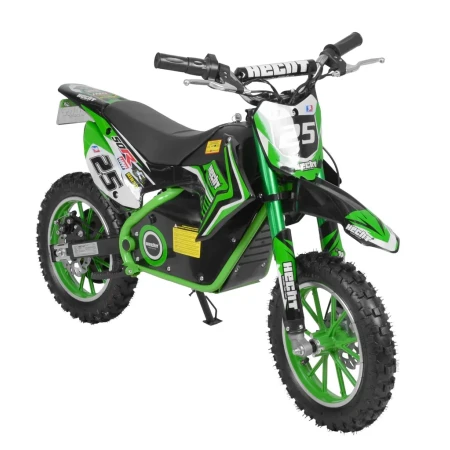 Motocicleta electrica pentru copii Kinder Eco Ghepard 500W 36V, culoare verde