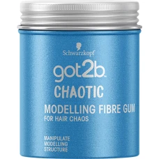 Guma modelatoare pentru par cu fixare puternica dar flexibila Chaotic, 100ml, Got2b