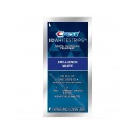 Benzi Albirea Dintilor, Crest, 3D White, Brilliance White, 10% Concentratie, 2 buc