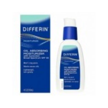 Crema de Fata, Differin, Oil Absorbing Moisturizer, Contribuie la Reducerea Sebumului, SPF 30, 118ml