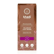 Vopsea de par naturala, SATEN DESCHIS, 100gr, Khadi