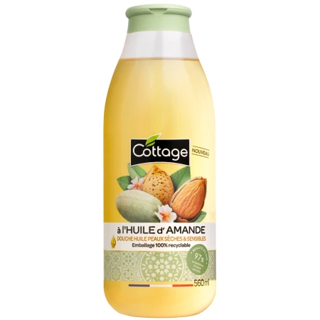 Ulei de dus nutritiv cu migdale, 560ml, Cottage