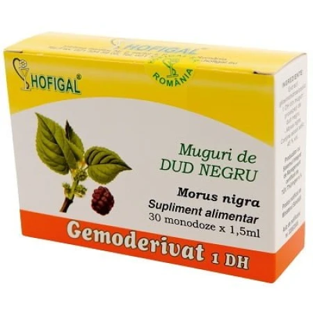 Gemoderivat din muguri si mladite Dud, 30 monodoze, Hofigal