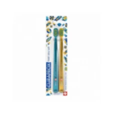 Set Periute de Dinti, Curaprox, Summer Edition, impotriva Placii Dentare, pentru Gingii Sensibile, Multicolore, cu Capac Protect
