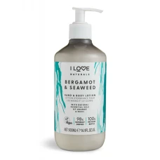Lotiune de maini si corp Bergamot Seaweed Naturals, 500ml, I Love Cosmetics