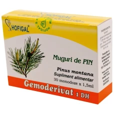 Gemoderivat din muguri si mladite pin, 30monodoze, Hofigal