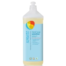 Sapun lichid - gel de dus ecologic SENSITIVE 1L, Sonett