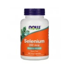 Selenium, Now Foods, Supliment Alimentar, Mineral Esential, Antioxidant, 200 mcg, 180 cp