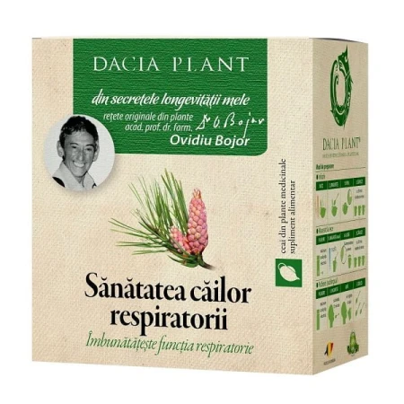 Ceai Sanatatea Cailor Respiratorii, 50grame, Dacia Plant
