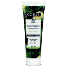Pasta de dinti bio albire si purificare cu carbune vegetal menta si lamaie, 100g, Coslys