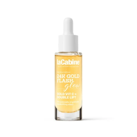 Ser pentru fata anti-imbatranire 24K Gold Flash Glow Multi-Active, 30ml, La Cabine