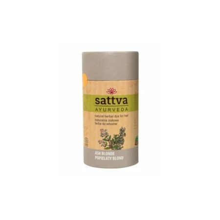 Vopsea de par Blond Cenusiu 150gr, Sattva Ayurveda