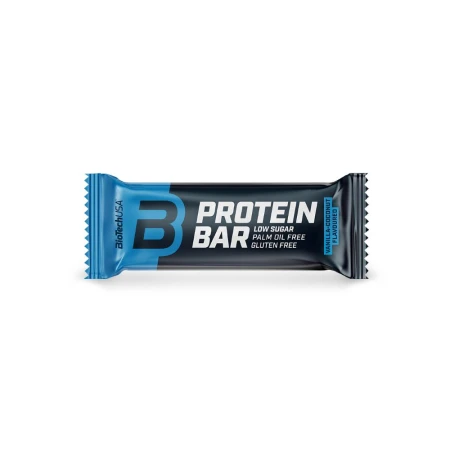 Baton proteic cu aroma de cocos si vanilie, 70g, BiotechUSA
