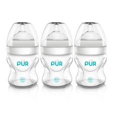 Set Biberoane cu gura larga Advanced Plus, 3x150ml, PUR