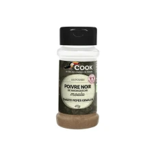 Piper negru macinat bio 45g Cook