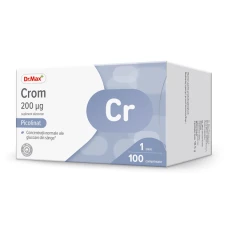 Dr. Max Crom 200mcg, 100 comprimate