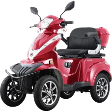 Samus Cvadriciclu electric Samus Dallas-4R1-10T1000-60V20-Red, 1000W, Viteza Maxima 25 km/h, Acumulator 60V / 20A ( 5x 12V / 20 AH), Tip baterie plumb acid, Autonomie 30-40 km, Rosu