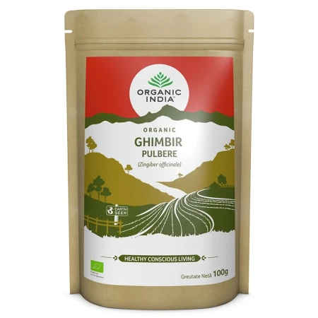 Ghimbir Pulbere, eco, 100g, Organic India