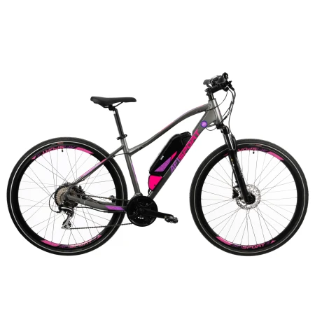 Bicicleta Electrica Afisport C17 - 28 Inch, M-L, Gri-Mov