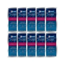 Set 10x Plicuri, Benzi Albirea Dintilor, Crest 3D Whitestrips, Glamorous White, 10% Concentratie