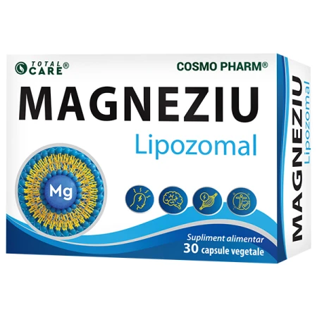 Magneziu Lipozomal, 30 capsule vegetale, Cosmopharm