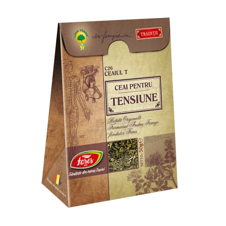 Ceai pentru tensiune C26, 50g, Fares