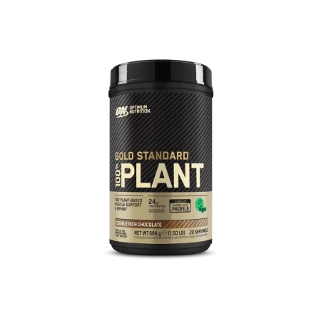 Proteine vegetale Gold Standard 100% Plant cu aroma de ciocolata, 684g, Optimum Nutrition
