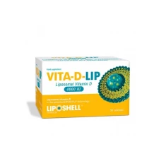 Vitamina D Lipozomala 4000UI, 30 plicuri, Liposhell