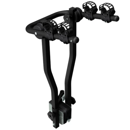Suport pentru 2 biciclete, Peruzzo Arezzo 667/N, cu prindere pe carligul de remorcare, Negru
