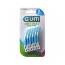 Set Periute Interdentare, GUM, Soft Picks, Texturate, pentru Curatare in Profunzime, Aroma de Menta, Small, 30 buc