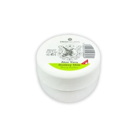 Unt de corp cu lapte de magarita si aloe vera, 60ml, Fresh Secrets