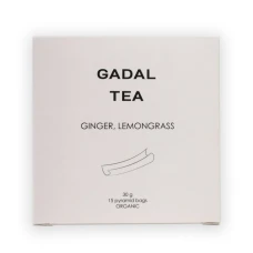 Ceai ghimbir si lemongrass, bio, 15 piramide, Gadal Tea